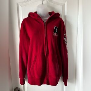 Aeropostale Bold Red Hoodie with Logo